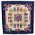 Hermès HERMES Carre 90 Scarf  LES RUBANS DU CHEVAL  Silk Blue - vista 15
