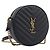 Autre Marque Saint Laurent Chain Viel Shoulder Bag Leather Black Gold