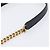 Autre Marque Saint Laurent Chain Viel Shoulder Bag Leather Black Gold - vista 10