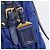 PRADA Gathered Hand Bag Nylon 2way Blue Gold - vista 17