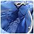 PRADA Gathered Hand Bag Nylon 2way Blue Gold - vista 21