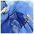 PRADA Gathered Hand Bag Nylon 2way Blue Gold - vista 22