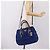 PRADA Gathered Hand Bag Nylon 2way Blue Gold - vista 33