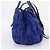 PRADA Gathered Hand Bag Nylon 2way Blue Gold - vista 4