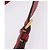 PRADA Chain Shoulder Bag Vittero Dino Leather Red Gold - vista 10