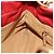 PRADA Chain Shoulder Bag Vittero Dino Leather Red Gold - vista 20