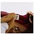 PRADA Chain Shoulder Bag Vittero Dino Leather Red Gold - vista 24