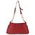 PRADA Chain Shoulder Bag Vittero Dino Leather Red Gold - vista 3