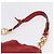 PRADA Chain Shoulder Bag Vittero Dino Leather Red Gold - vista 8