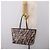 FENDI Zucca Canvas Tote Bag PVC Leather Multicolor 8BH185 - vista 24