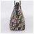 FENDI Zucca Canvas Tote Bag PVC Leather Multicolor 8BH185 - vista 5
