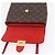 LOUIS VUITTON Monogram Rocky BB Hand Bag Red M44322 LV - vista 22