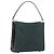 PRADA Metal Handle Shoulder Bag Nylon Green Silver