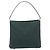 PRADA Metal Handle Shoulder Bag Nylon Green Silver - vista 2