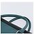 PRADA Hand Bag Saffiano leather Black Emerald Green - vista 14