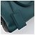 PRADA Hand Bag Saffiano leather Black Emerald Green - vista 20