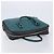 PRADA Hand Bag Saffiano leather Black Emerald Green - vista 6