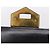 PRADA Chain Shoulder Bag Safiano Leather Black Gold - vista 10