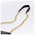 PRADA Chain Shoulder Bag Safiano Leather Black Gold - vista 14