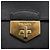 PRADA Chain Shoulder Bag Safiano Leather Black Gold - vista 19