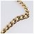 PRADA Chain Shoulder Bag Safiano Leather Black Gold - vista 20