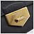 PRADA Chain Shoulder Bag Safiano Leather Black Gold - vista 21