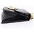 PRADA Chain Shoulder Bag Safiano Leather Black Gold - vista 4