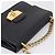 PRADA Chain Shoulder Bag Safiano Leather Black Gold - vista 6