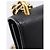 PRADA Chain Shoulder Bag Safiano Leather Black Gold - vista 9