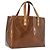LOUIS VUITTON Monogram Vernis Reade PM Hand Bag Bronze M91146 LV