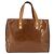 LOUIS VUITTON Monogram Vernis Reade PM Hand Bag Bronze M91146 LV - vista 2
