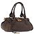 Chloé Chloe Paddington Hand Bag Leather Brown Gold Silver