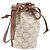 Céline CELINE Triomphe Shoulder Bag PVC Leather White Gold Tone