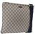 GUCCI GG Supreme Shoulder Bag PVC Navy Silver 201446