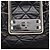 CHANEL Matelasse Chain Tote Bag Calf Skin Black Silver CC - vista 15