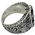 Gucci Interlocking G Silberbandring - Ansicht 4