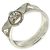 Hermès HERMES Collier de Chien Silver Band Ring