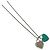 Autre Marque Pendente Tiffany Return to Blue con Doppio Cuore - vista 3