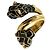 Anello a fascia GUCCI Double Tiger Head