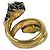 Anello a fascia GUCCI Double Tiger Head - vista 5