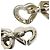 Autre Marque Bracciale Tiffany Vintage Heart Link in Argento 925 - vista 2