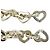 Autre Marque Bracciale Tiffany Vintage Heart Link in Argento 925 - vista 3