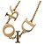 Bracciale con ciondoli placcati in oro Christian Dior - vista 3