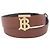 Cinturón reversible de piel Burberry con hebilla logo TB - vista 5
