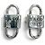 Autre Marque Orecchini Tiffany & Co. 1837 Small Double Lock