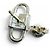 Autre Marque Orecchini Tiffany & Co. 1837 Small Double Lock - vista 6