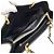 Borsa Tote Chanel in pelle di vitello granulata nera - vista 6