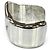 Autre Marque Bracciale Rigido Tiffany Vintage Elsa Peretti 925 Ribbon Bone Cuff - vista 3