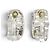 Orecchini a clip Chanel 925 Logo - vista 3