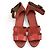 Hermès Hermes Elda Espadrille Suede & Patent Leather Platform Wedges Sandals 36 - vista 2